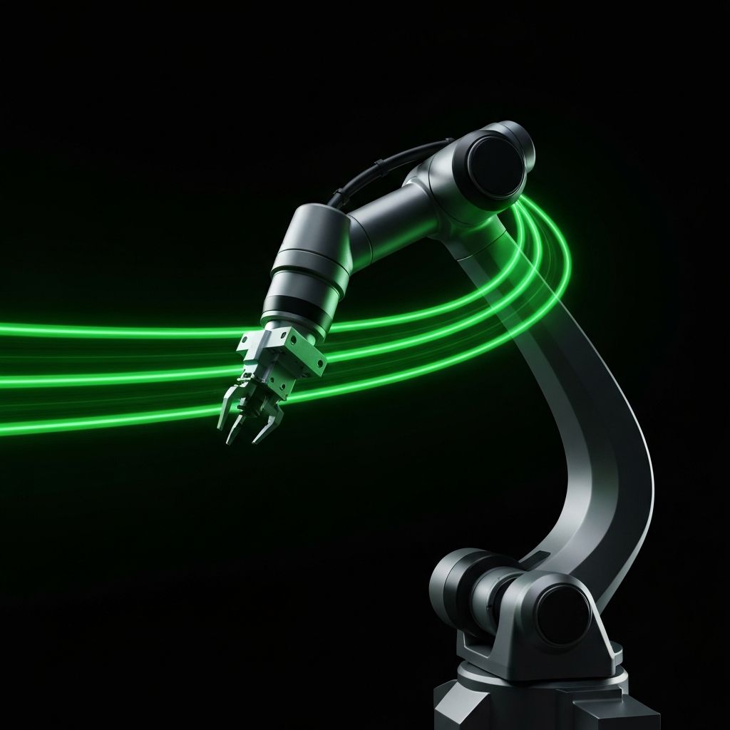 Industrial AI automation with robotic process